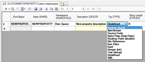 Create new MetaProperty