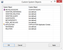 CustomSystem Objects