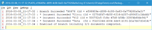 Branch Download Log