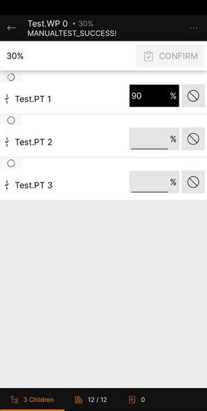MRO Child List UI (Android)